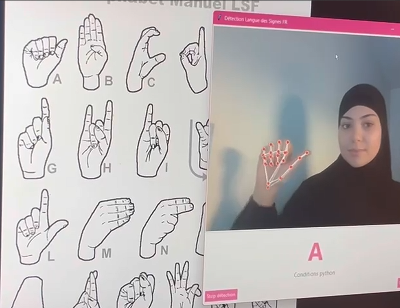 Hand-tracking -Langue des signes